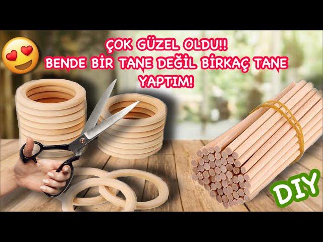 You will like it very much! | I Made A Great Idea With Wooden Rings And Wooden Sticks