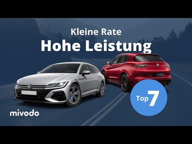 Viel PS für kleine Raten: Top Autos unter 500€ / Monat mit 300PS+