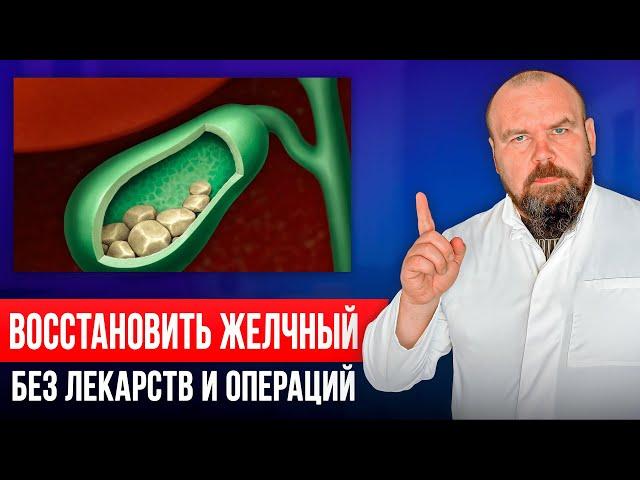 Желчный пузырь: Убрать застой желчи, избавиться от камней в желчном