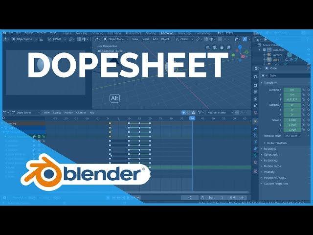 Dope Sheet - Blender 2.80 Fundamentals