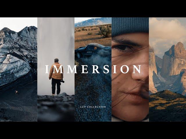 IMMERSION LUT COLLECTION - Cinematic Luts for Adventure and Travel