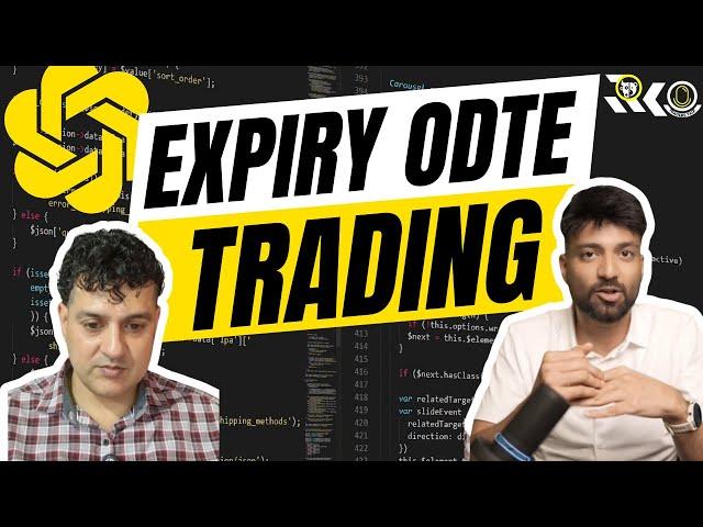 Trading 0DTE on Expiry Day ft. Tanmay Kurtkoti