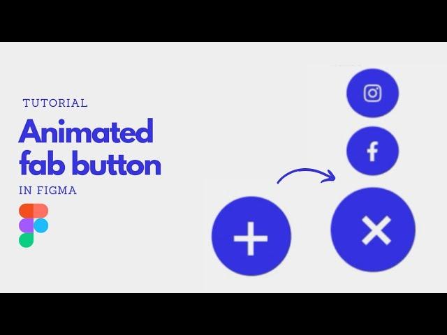 How to create a animated fab button in figma | UI/UX design & figma tutorial