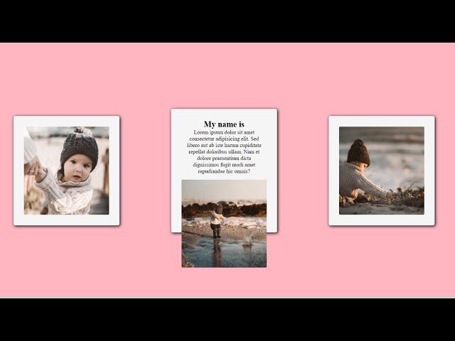 Responsive  CSS Card Hover Effect | Html & Css