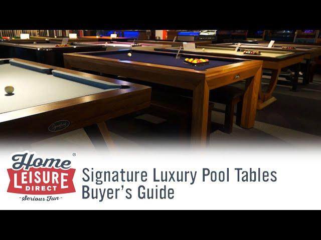 Signature Luxury Pool Tables Buyer's Guide