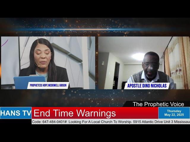 The Prophetic Voice: End Time Warnings w/ Prophetess Hope McDowell Gibson