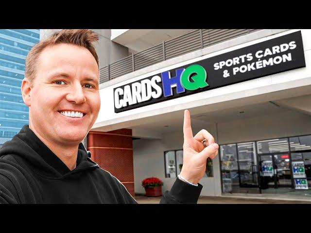 First Look Inside the WORLD'S LARGEST Sports Card Shop!