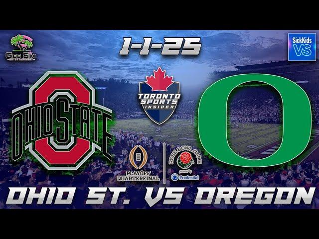 1-1-25 Ohio State vs Oregon Game Audio | College Football Playoff LIVE Streamcast & Chat