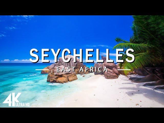 FLYING OVER SEYCHELLES 4K UHD - Relaxing Music Along With Beautiful Nature Videos - 4K Video UltraHD