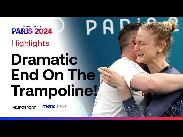 WHAT A FINAL!  | Women's Trampoline Highlights | #Paris2024 #Olympics