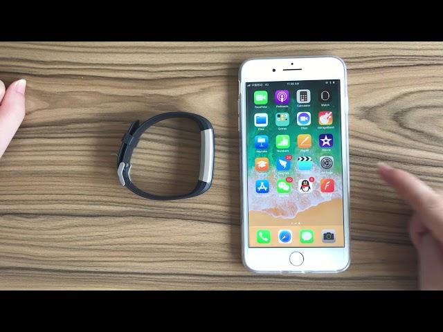 How to pair the device to your phone | moreFit Fitness Tracker Review