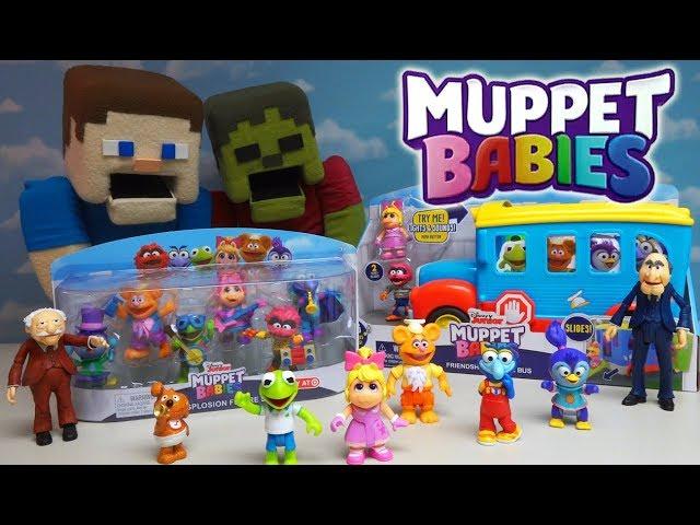 Muppet Babies Rocksplosion School Bus Playset Stop Motion FUN