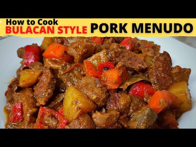 PORK MENUDO BULACAN STYLE |  Bulakenya Menudo RECIPE | NO-Canned TOMATO Sauce Menudo Tagalog