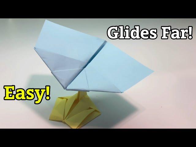 How to Make a Glider Paper Airplane that Flies SUPER Far. Ringmaster