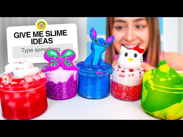 I Made ALL Your Slime Ideas!