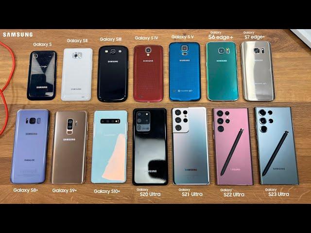 EVERY Samsung Galaxy S Comparison! (Galaxy S1 - S23 Ultra)