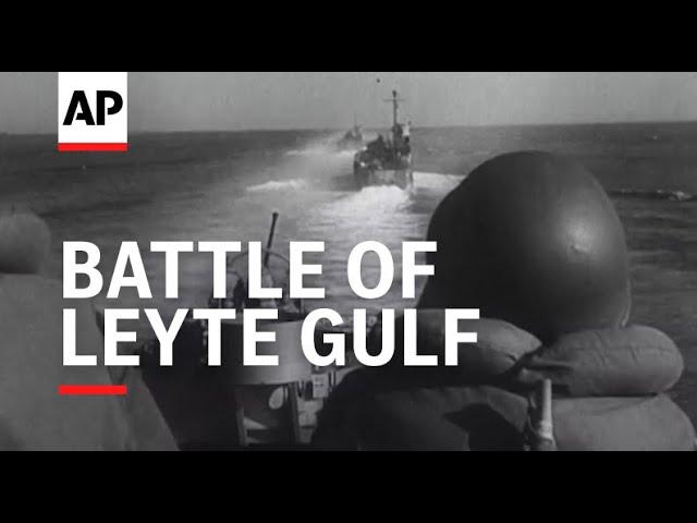 Battle of Leyte Gulf - 1944  | Movietone Moment | 25 October 2024