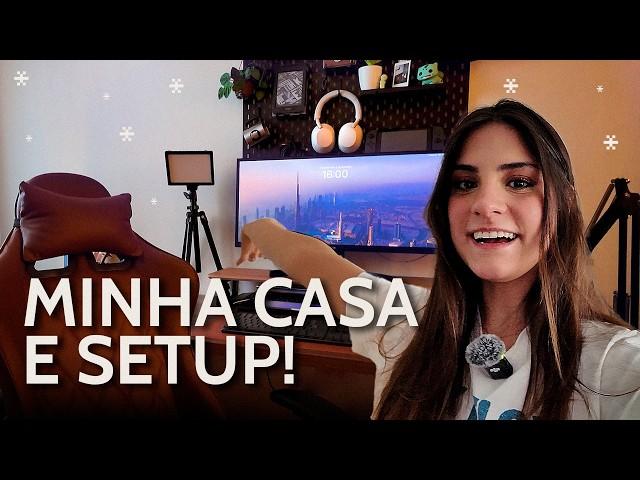 UM TOUR PELO MEU SETUP E APARTAMENTO!