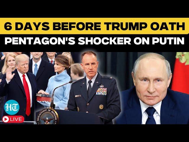 LIVE | Pentagon Admits Putin Has Upper Hand In Ukraine War? | Pentagon Briefing Ahead of Trump Oath