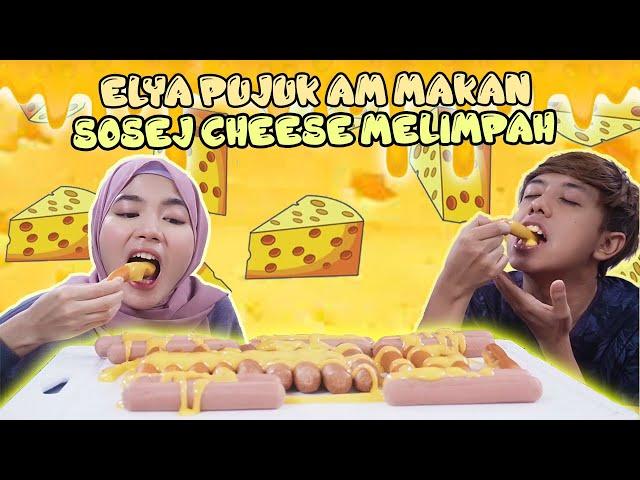 ELYA PUJUK AM MAKAN SOSEJ CHEESE MELIMPAH