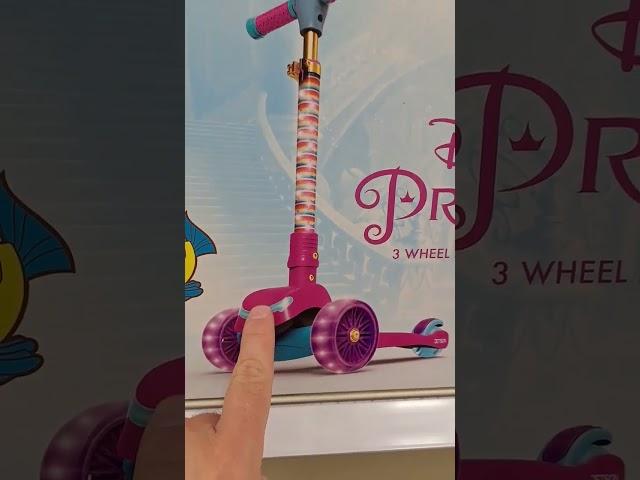 Disney Princess Light-Up Scooter at Target The Little Mermaid, Cinderella, Moana