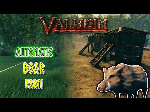 Automatic Boar Farm  |  Valheim 2024