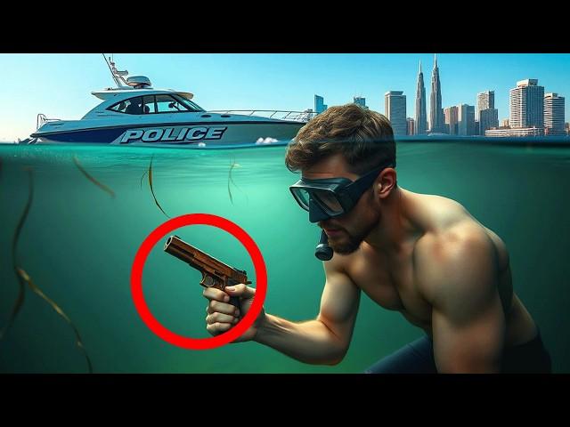 I Found a Pistol Underwater! - Police Called (Scuba Diving)