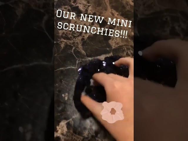 New mini scrunchies!