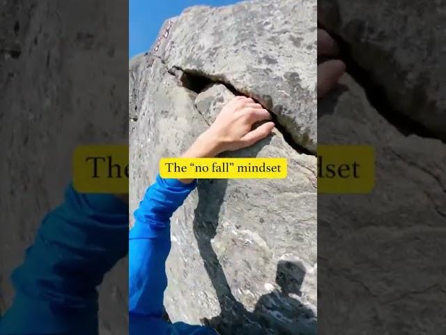 Sh*t, I don't have the right gear to protect this climb (the "no fall" mindset")