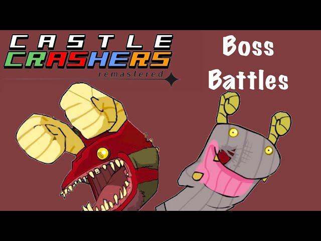 Castle Crashers Remastered Boss Battles: Dragon and Sock Puppet