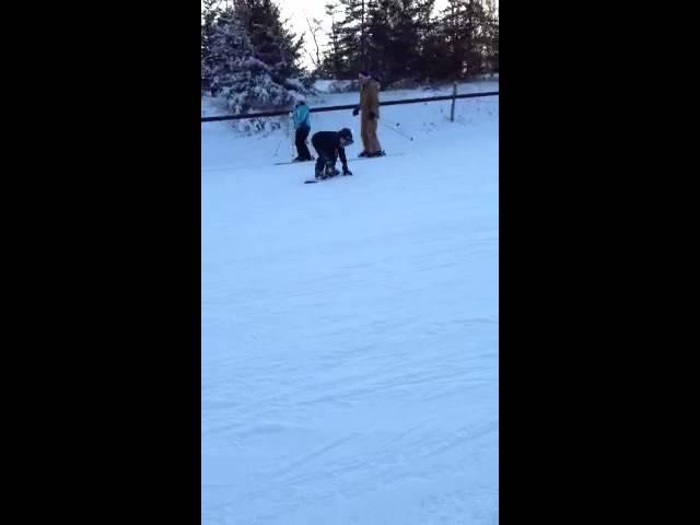 Tyler - snowboarding MT Kato