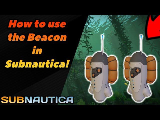 How to use a Beacon in Subnautica! #subnautica #subnauticagame #gaming