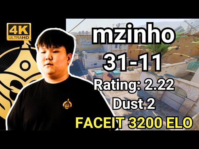 mzinho 31-11 w/senzu Play FACEIT EU Avg.3200 ELO (Dust2) | Sep 16, 2024 #cs2 #pov