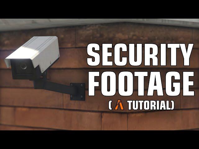 FiveM - How to make Security/CCTV Footage for GTA RP! (2021)