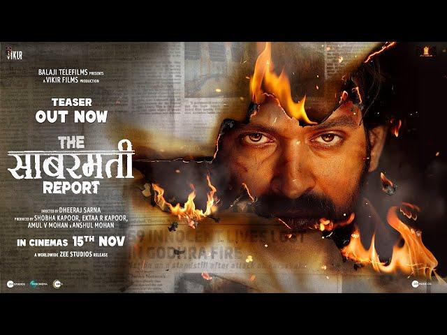 The Sabarmati Report | Official Teaser | Vikrant Massey, Raashii K, Ridhi D | Ektaa K | November 15