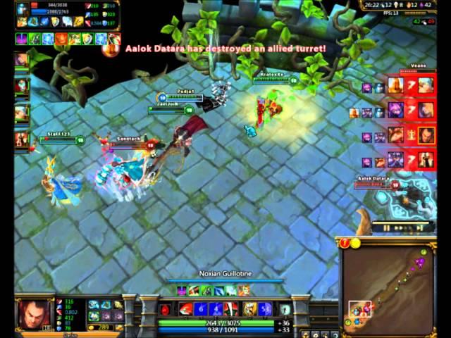 League of Legends - Darius Quadra Kill HD