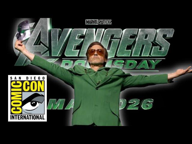 RDJ RETURNS TO MCU!!!   AVENGERS DOOMSDAY SDCC HALL H Return! MCU Update