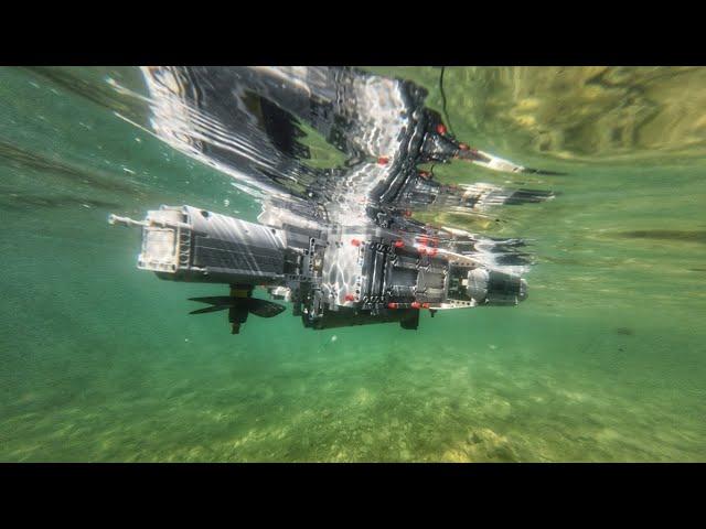 LEGO Technic RC Submarine Mk II - Build and Test