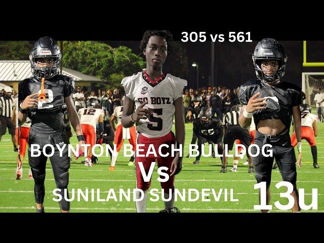 UPSET ALERT DOWN GOES THE #2 13U IN THE NATION BOYNTON BEACH BULLDOG 50 BOYS  SUNILAND SUNDEVILS