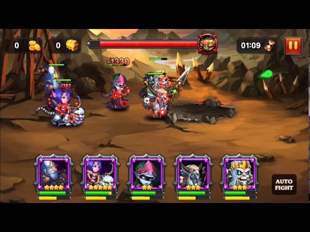 Heroes Charge Lv 68 Lord of Caves Difficulty 2