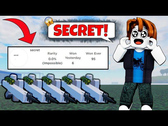 *NEW* HOW TO GET THE SECRET BADGE + SKIN! (Roblox Noob Army Tycoon)