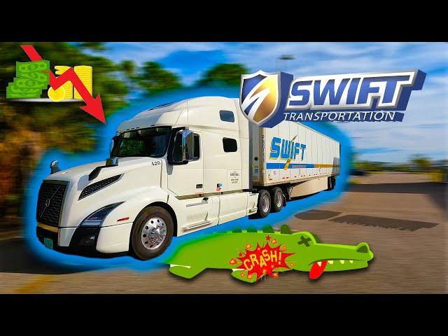 My Experience With Swift Transportation | BROKERS LYING | Cheap Load Rates | FL 2 GA OTR VOLVO VNL