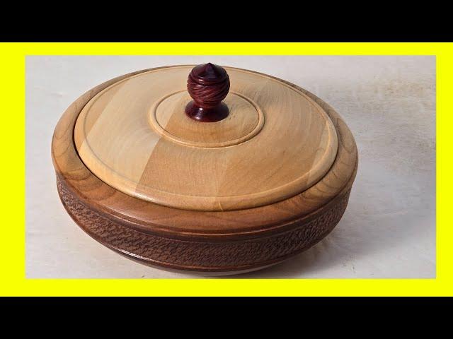 Turn a Lidded Candy Bowl from a couple of Boards!