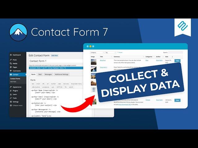 Use Contact Form 7 to Collect User Data & Display it on WordPress