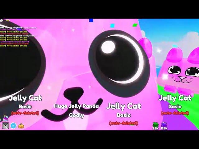 HATCHING NEW SECRET HUGE JELLY PANDA IN BUBBLE GUM CLICKER