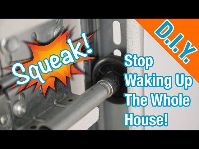 How To Lubricate Your Noisy Garage Door (Goodbye, SQUEAKS!)