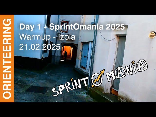 Headcam orienteering | SprintOmania 2025 Slovenia | T1 Izola