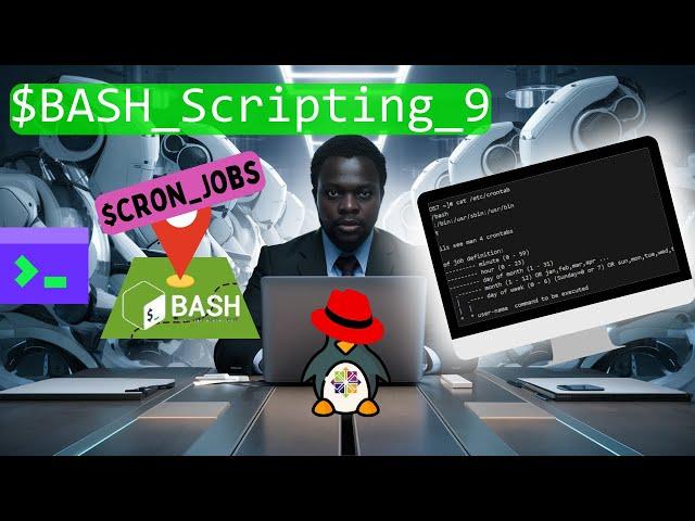 BASH Scripting 9: Scheduling a Job With Cron job on Linux CentOS 7 Server