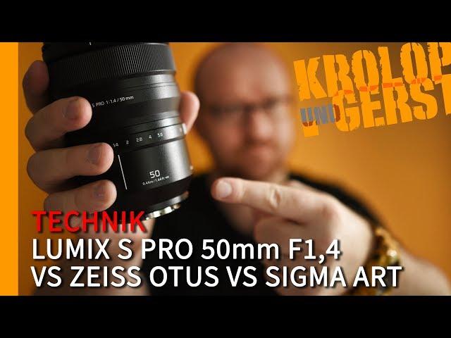 Schon wieder "DAS SCHÄRFSTE" Objektiv? Lumix S PRO 50mm VS Otus & Sigma | Krolop&Gerst