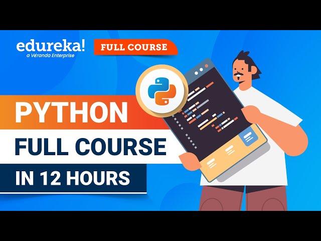 Python for Beginners | Python Full Course [2024] | Python Tutorial | Edureka